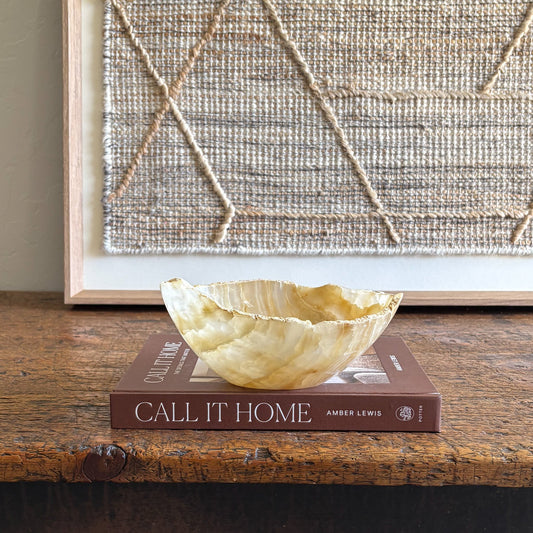 decorative onyx bowl