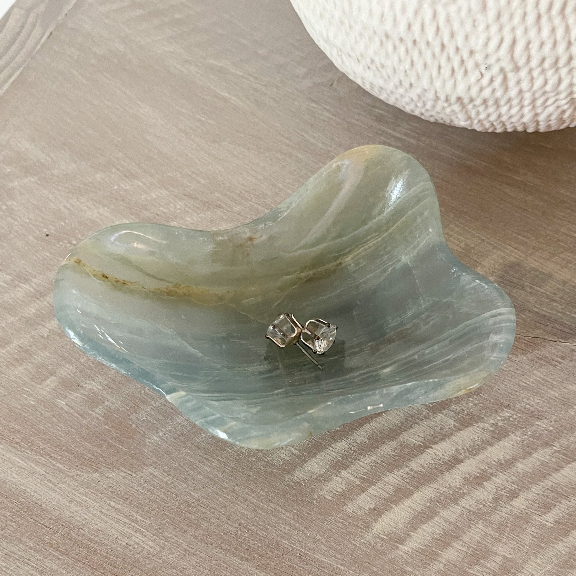 natural stone jewelry dish