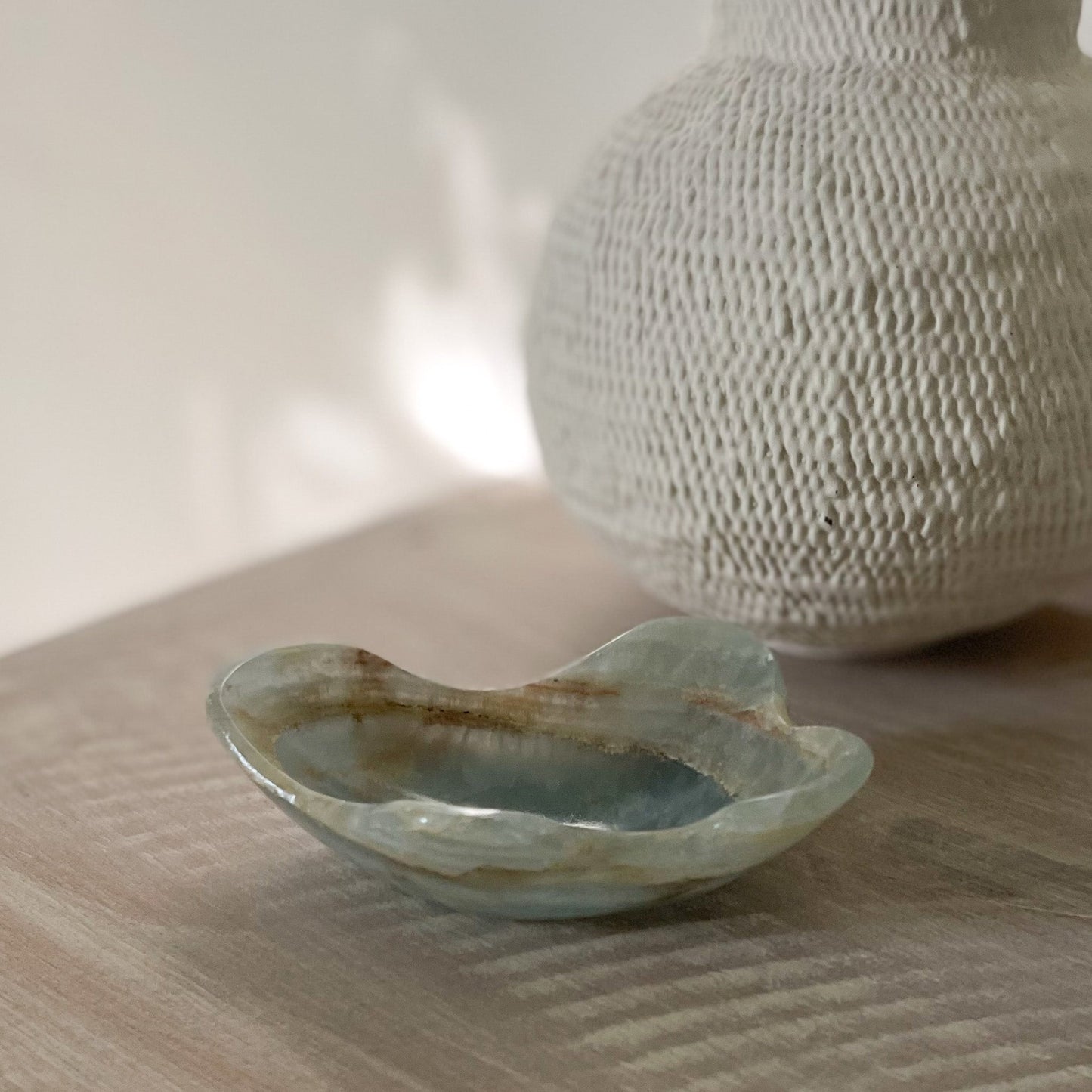 decorative blue onyx dish