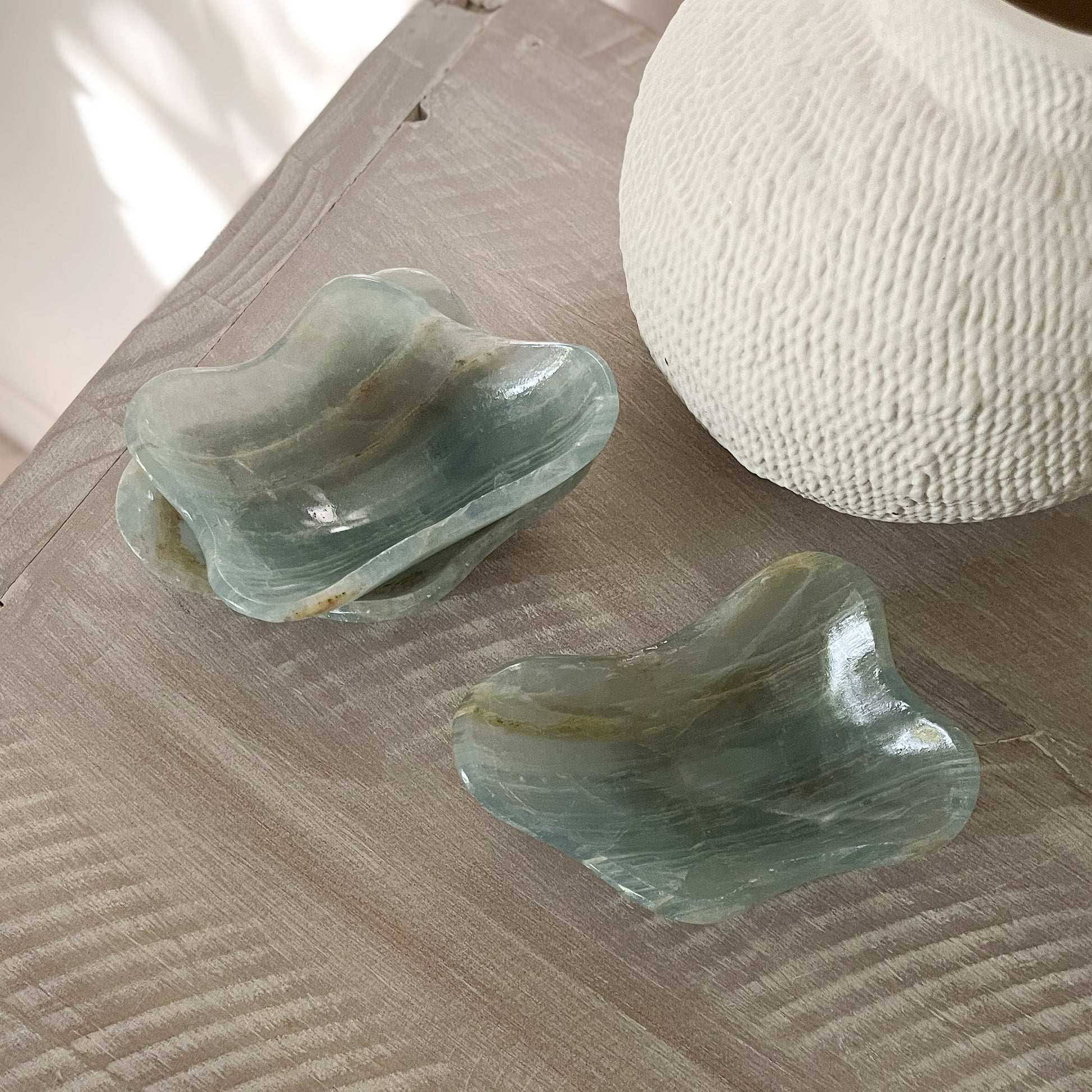 blue onyx accent dish