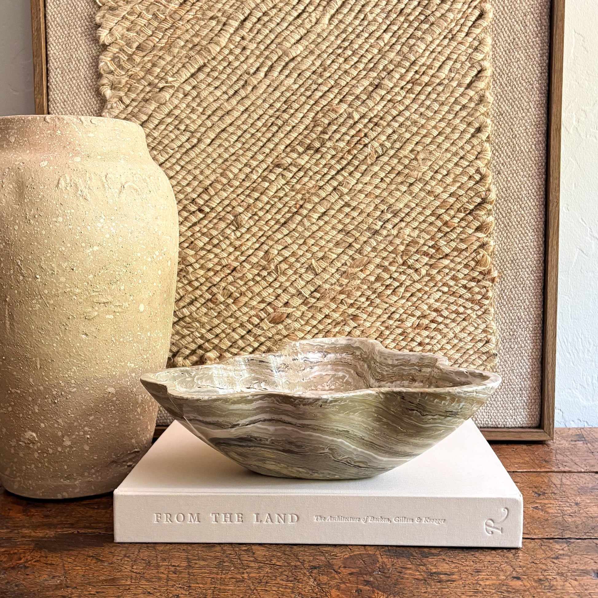 natural mexican onyx stone bowl