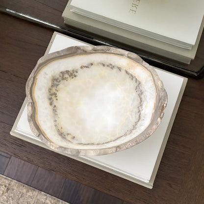 onyx coffee table bowl