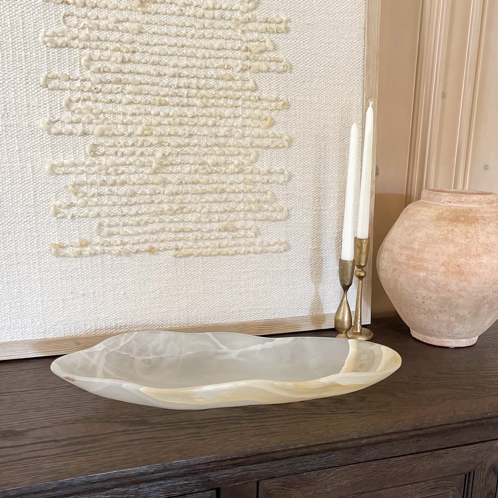 oblong onyx bowl