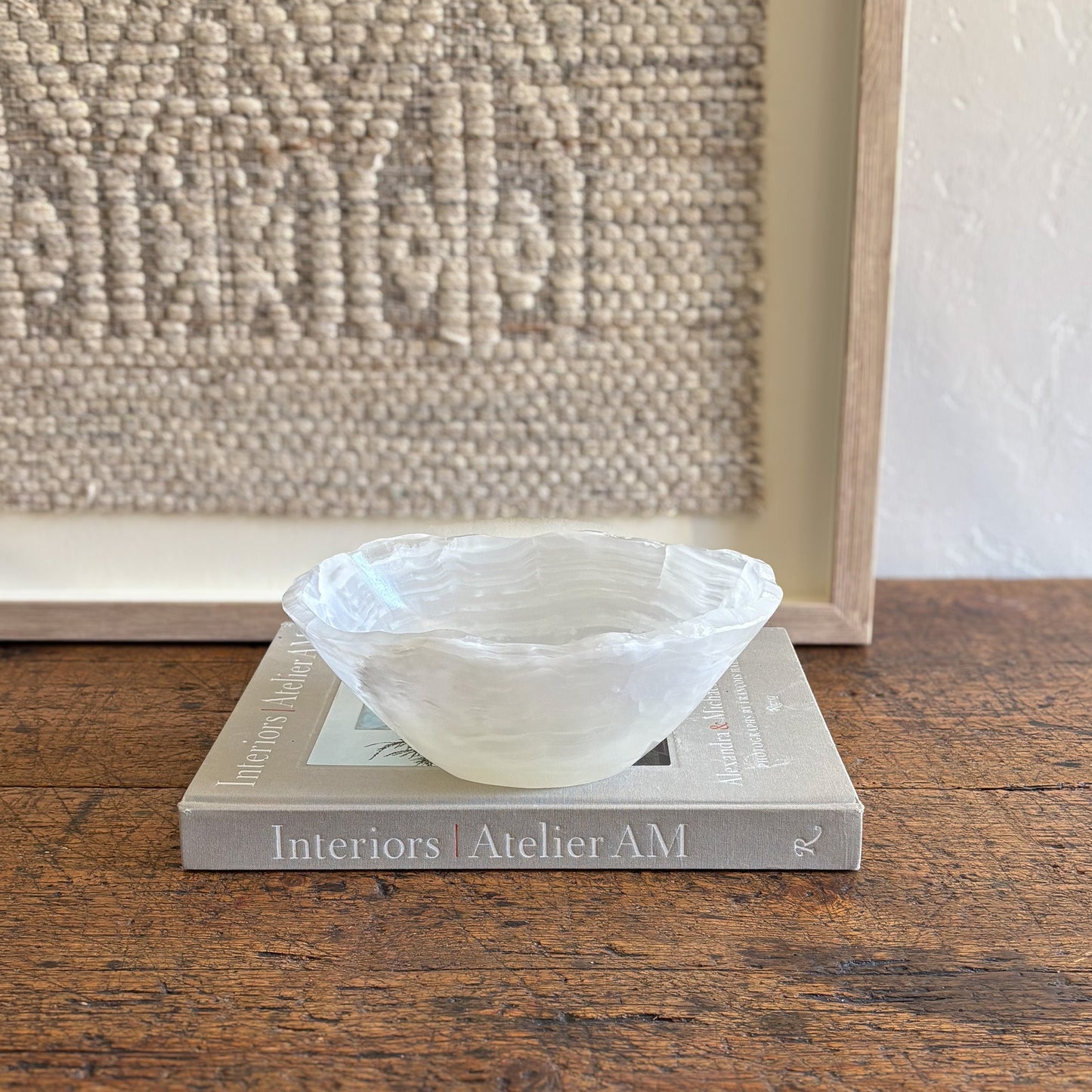onyx accent bowl, onyx home accents