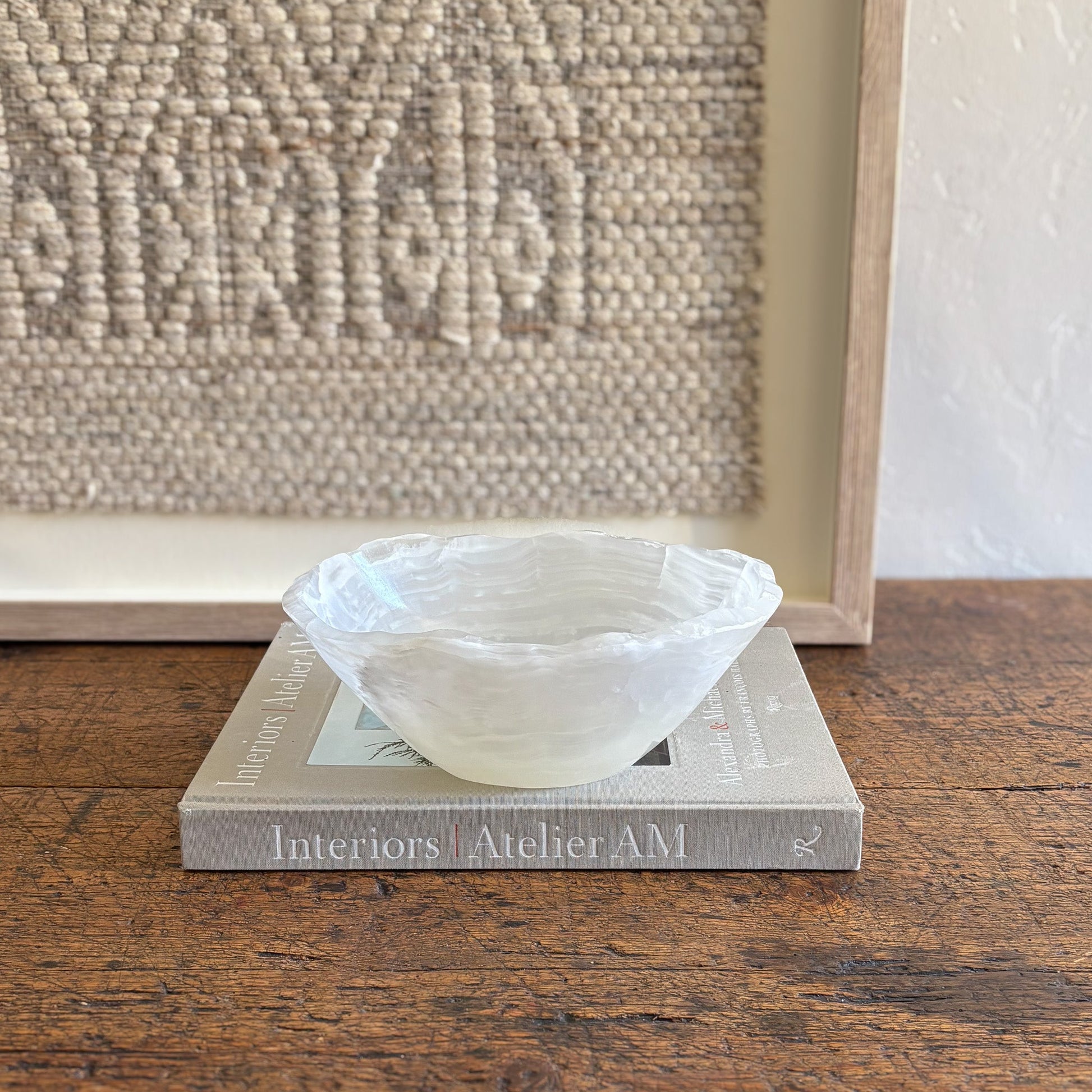 onyx accent bowl, onyx home accents