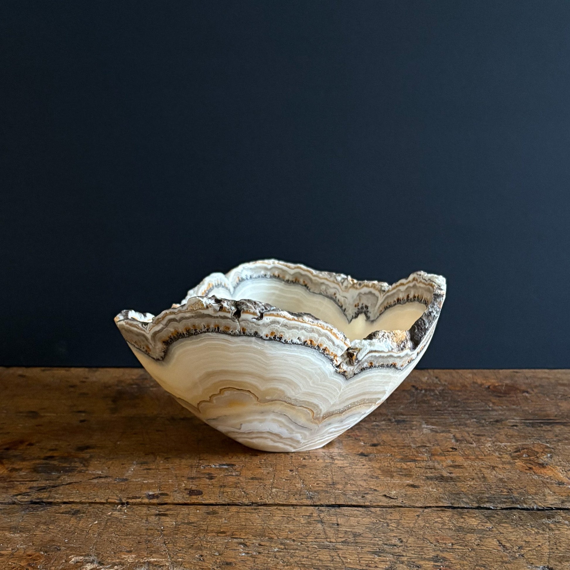 natural onyx stone bowl, modern organic home decor, modern rustic home decor