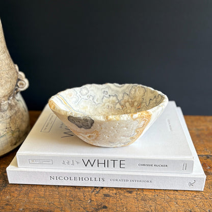 natural zebra onyx bowl