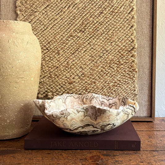 black and white onyx bowl