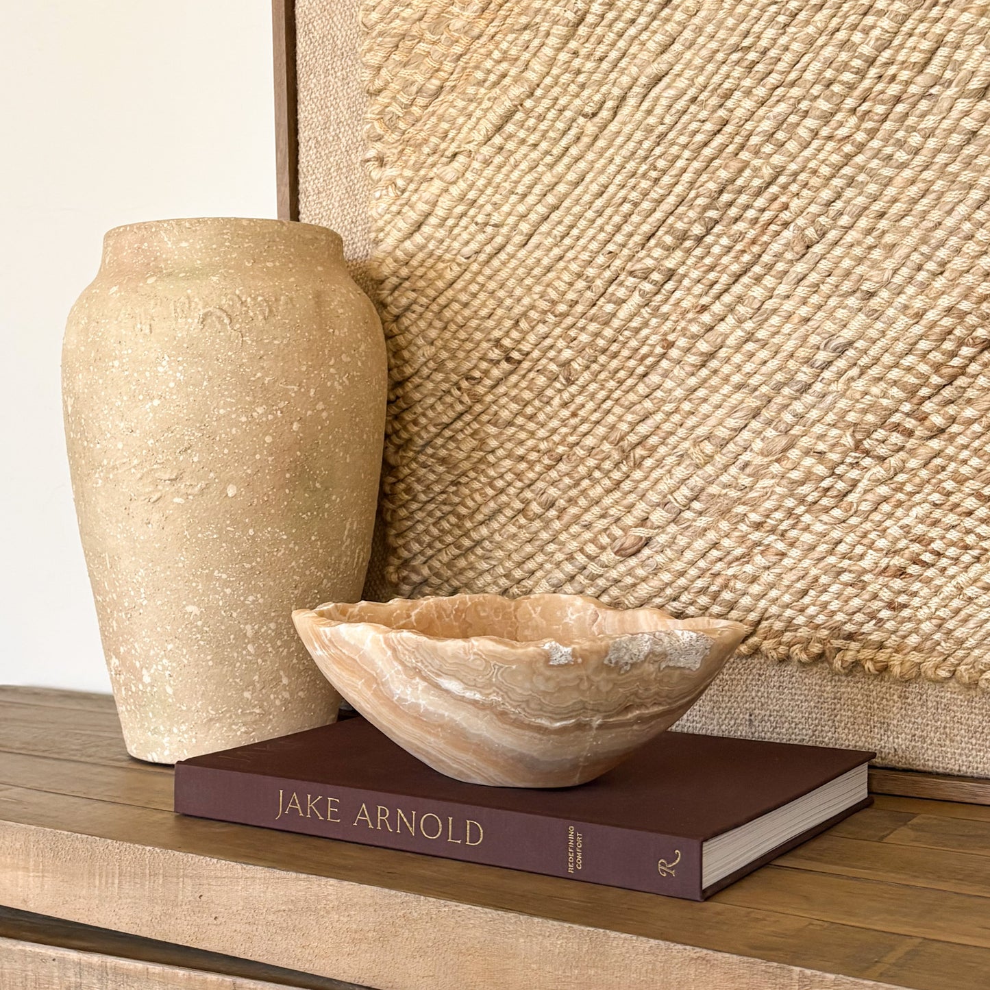 Hand Carved Amber Onyx Bowl