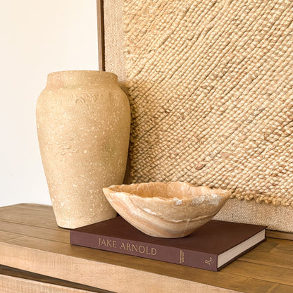 Hand Carved Amber Onyx Bowl