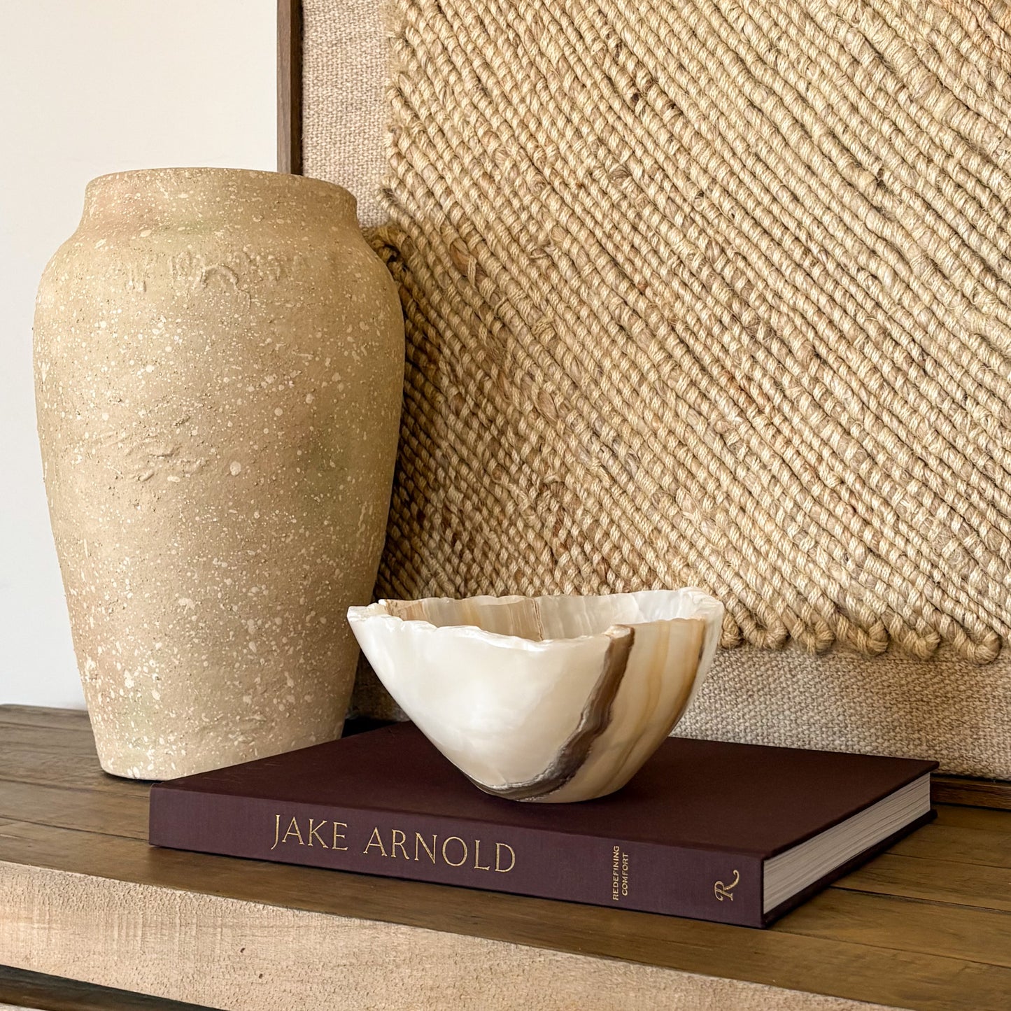 Hand Carved Amber Onyx Bowl