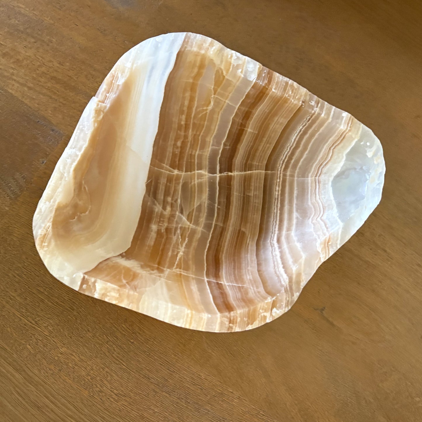 Natural amber onyx bowl hand carved stone decor for modern luxury interiors