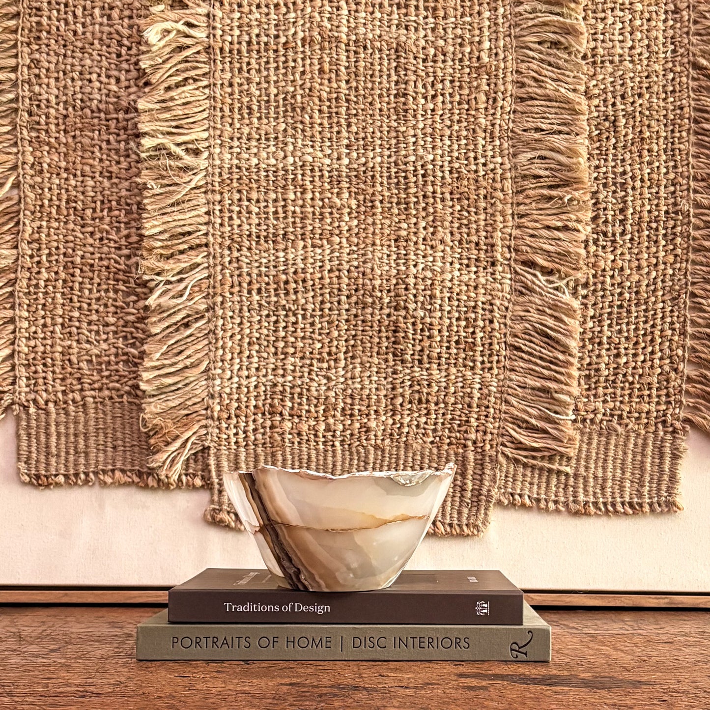 Artisan onyx bowl adding luxury and sophistication to home décor
