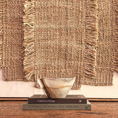 Artisan onyx bowl adding luxury and sophistication to home décor