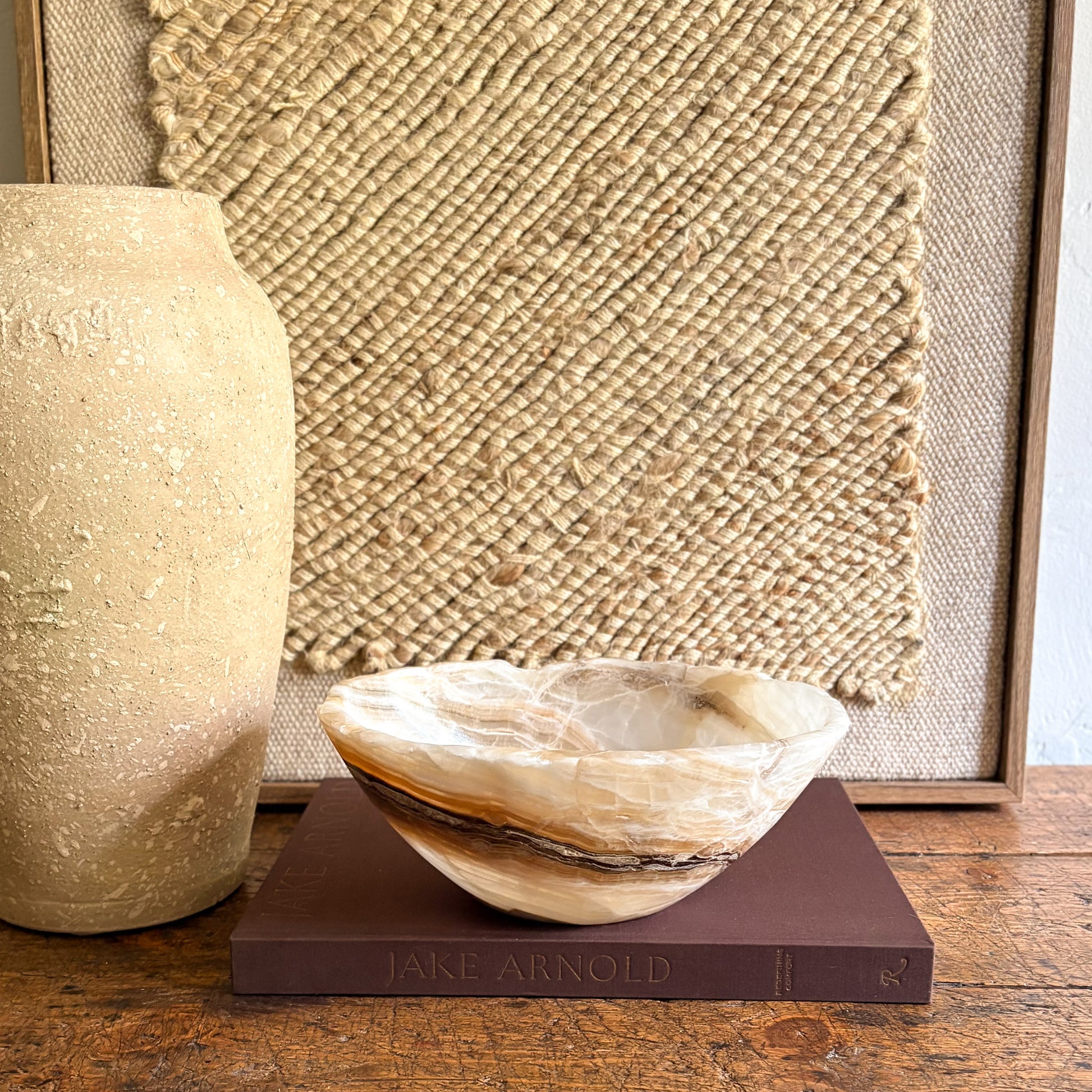 artisan natural stone bowl