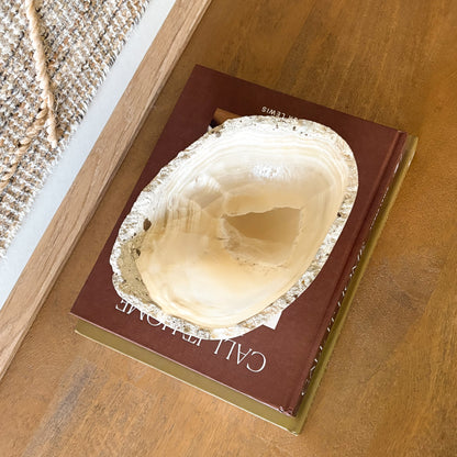 Small hand-carved grey onyx bowl, natural stone decorative bowl for shelf or table decor