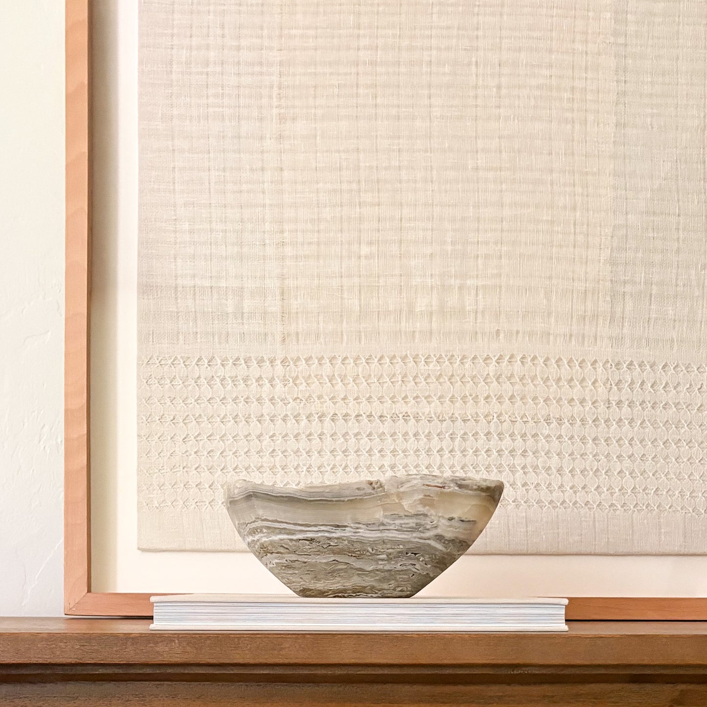 Elegant grey onyx bowl for modern home decor