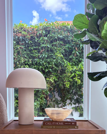Artisan-crafted grey onyx bowl for modern organic home décor