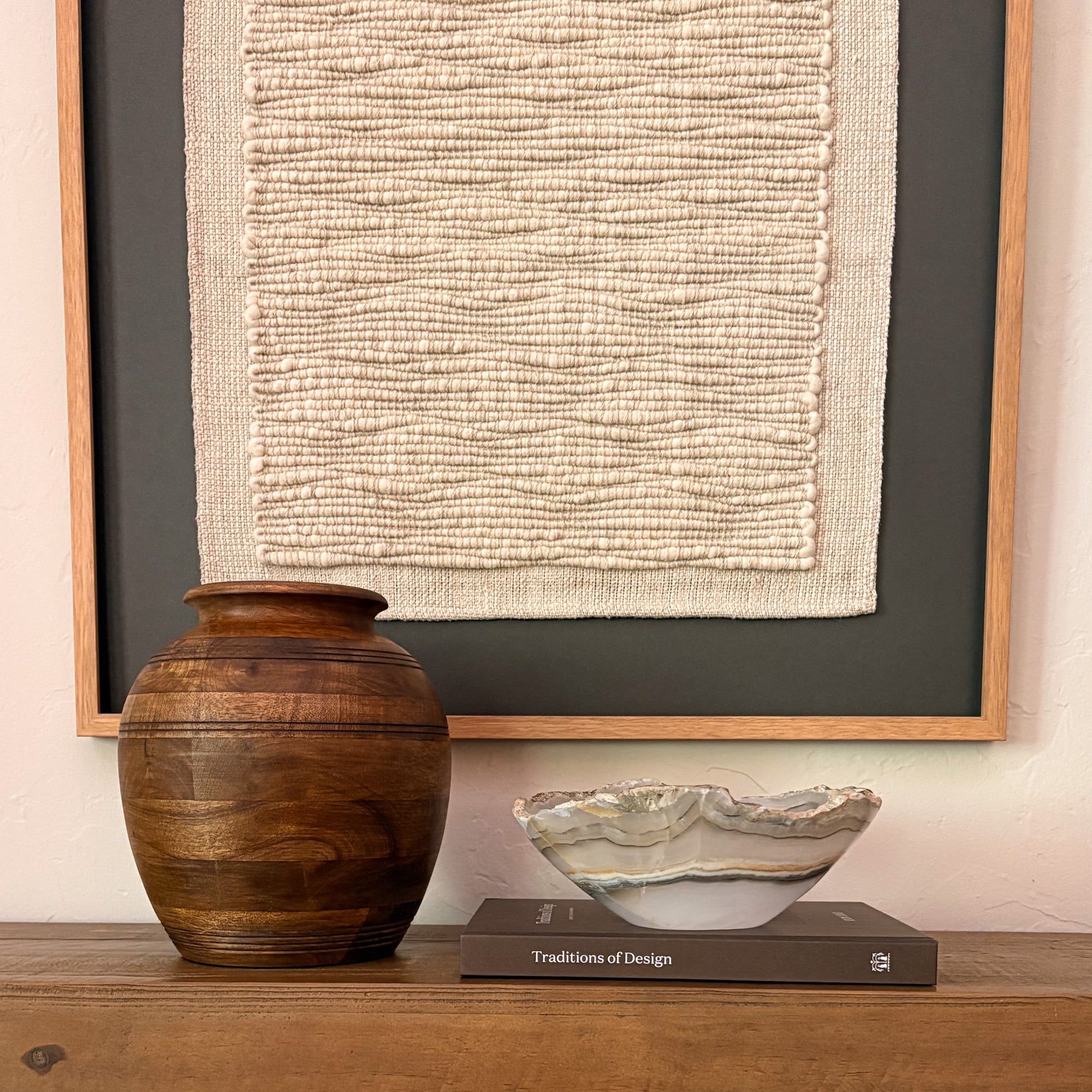 Artisan-crafted grey onyx bowl featuring unique marble-like patterns