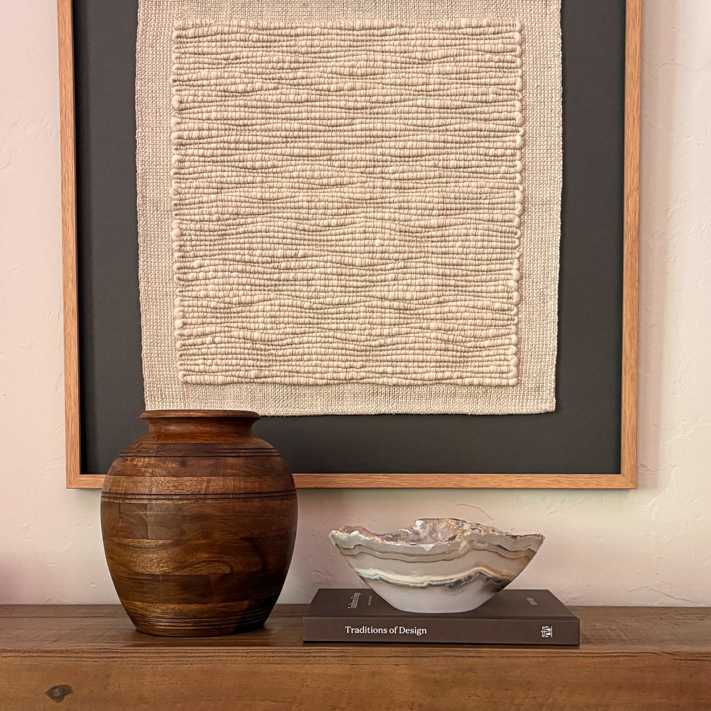 Hand-carved grey onyx decorative bowl with natural stone veining