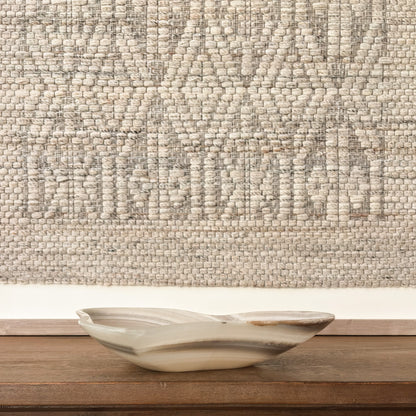 Luxury hand carved grey onyx bowl for modern organic interiors