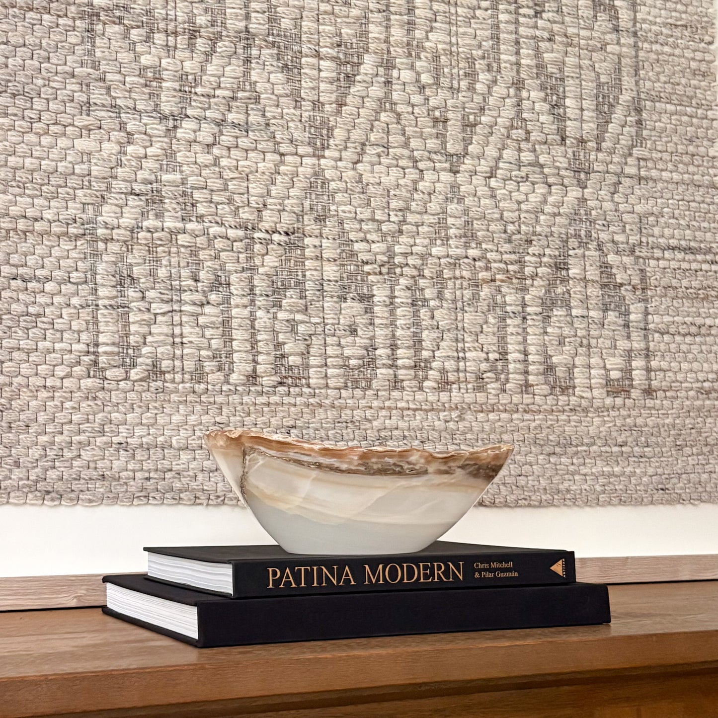 Premium White Onyx Bowl for Neutral Home Aesthetic