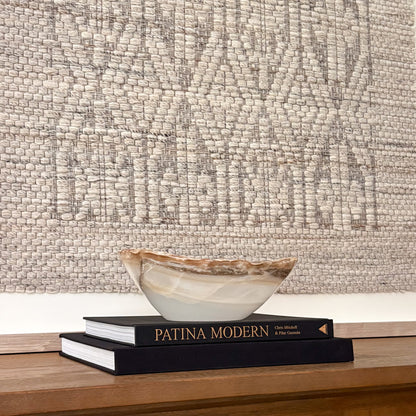 Premium White Onyx Bowl for Neutral Home Aesthetic