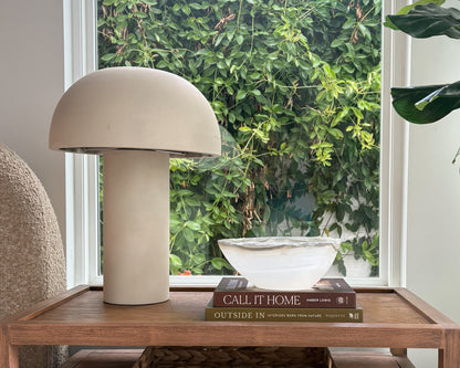 Hand-carved white onyx bowl with natural stone veining