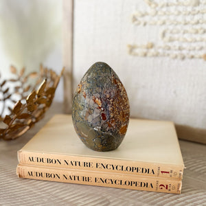 madagascar ibis jasper decorative statue, natural home accents