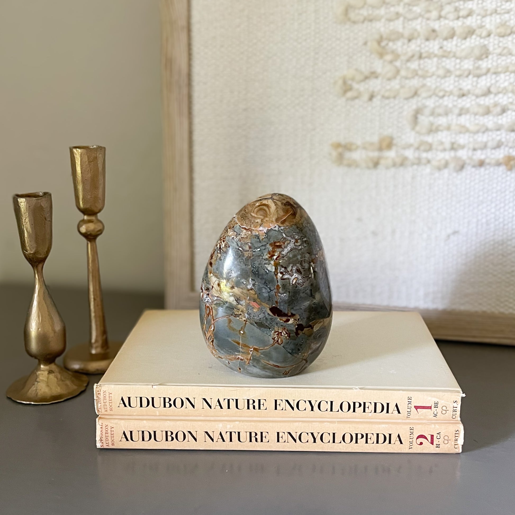 brecciated jasper freeform, modern organic home decor