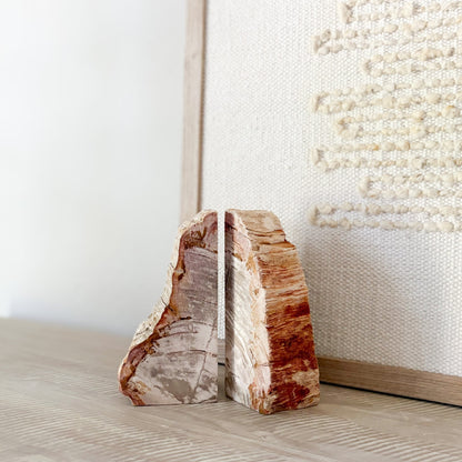 natural stone bookend pair