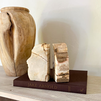 decorative stone bookends