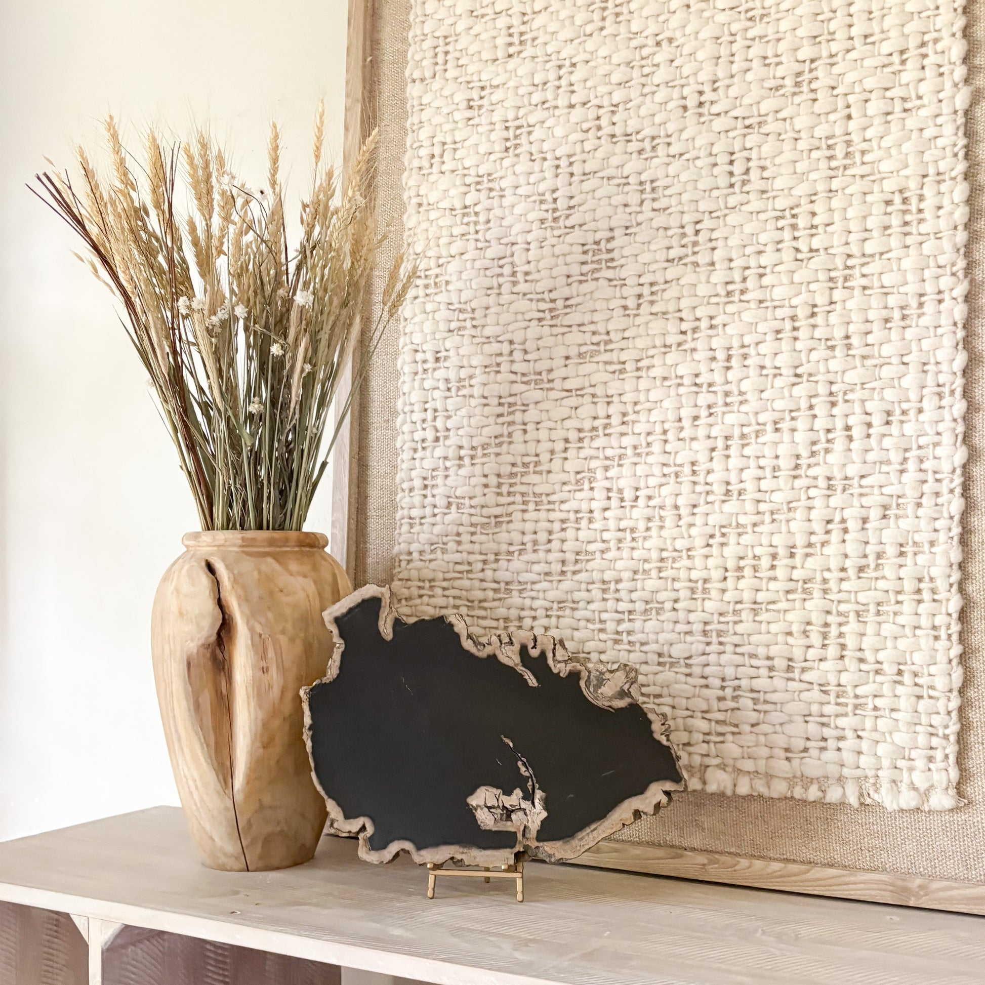 petrified wood home decor