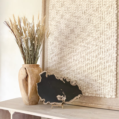petrified wood home decor