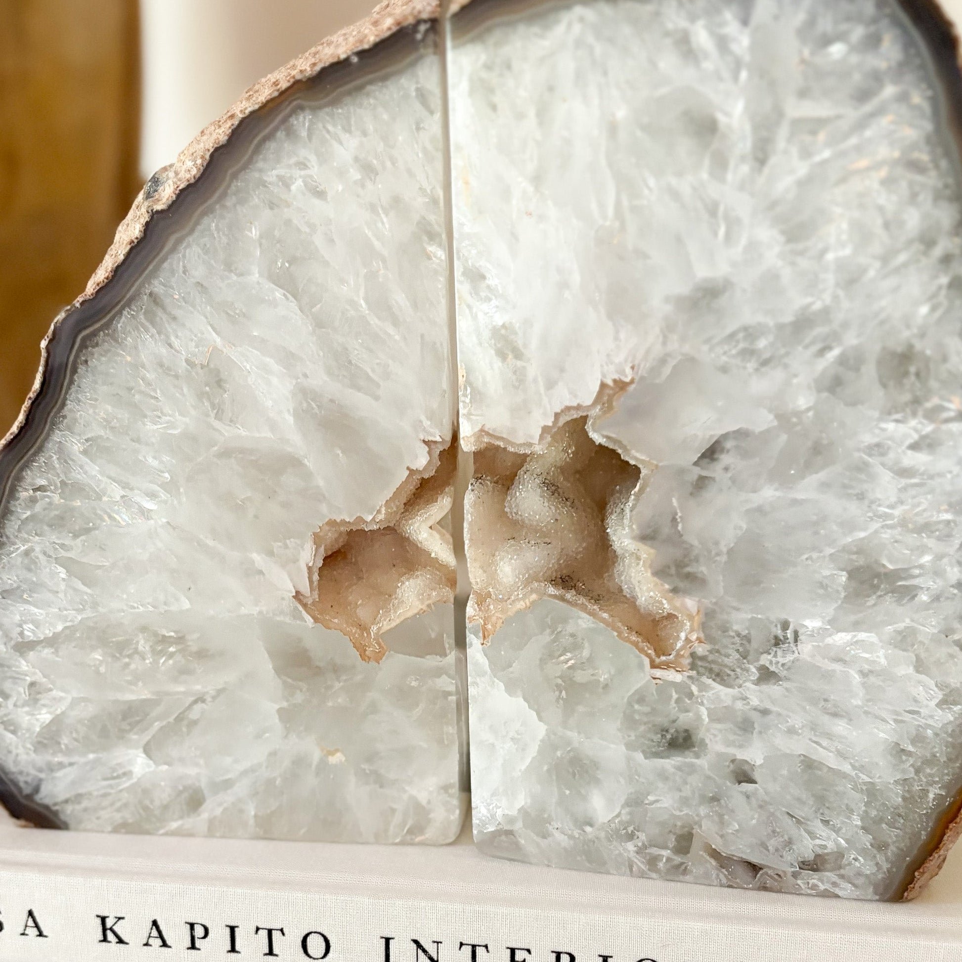 geode center bookends