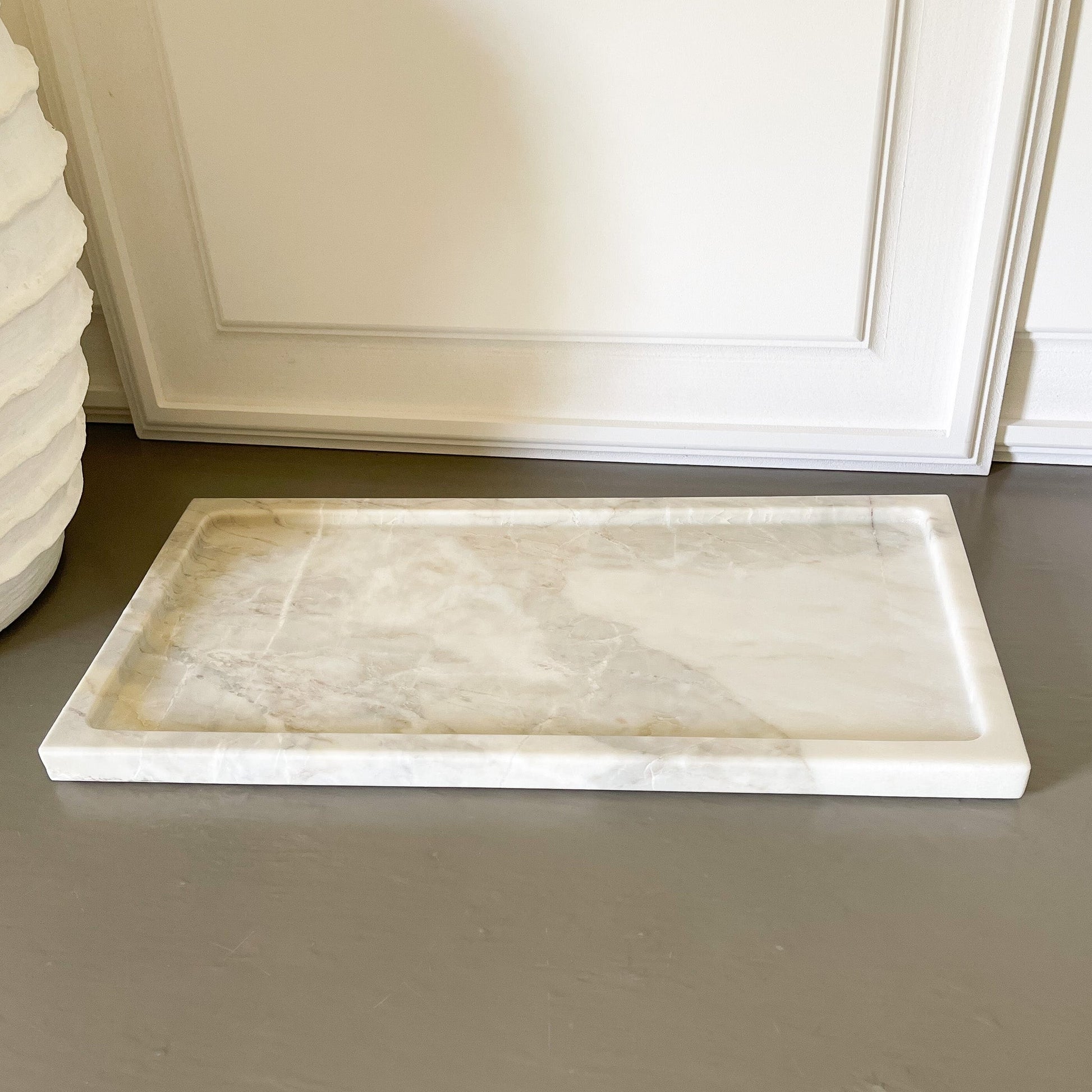 marble coffee table tray