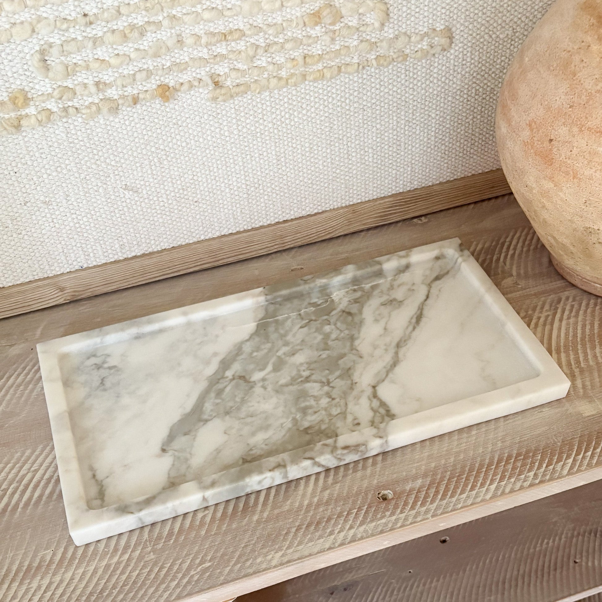white nad grey marble coffee table tray, neutral onyx tray