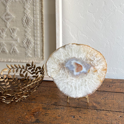 brazilian agate accent piece