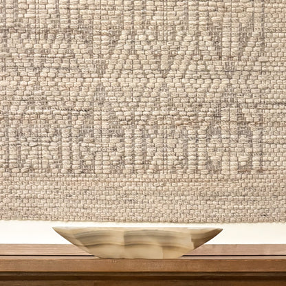 Hand-carved large grey onyx centerpiece bowl featuring natural stone patterns for elevated interior styling.