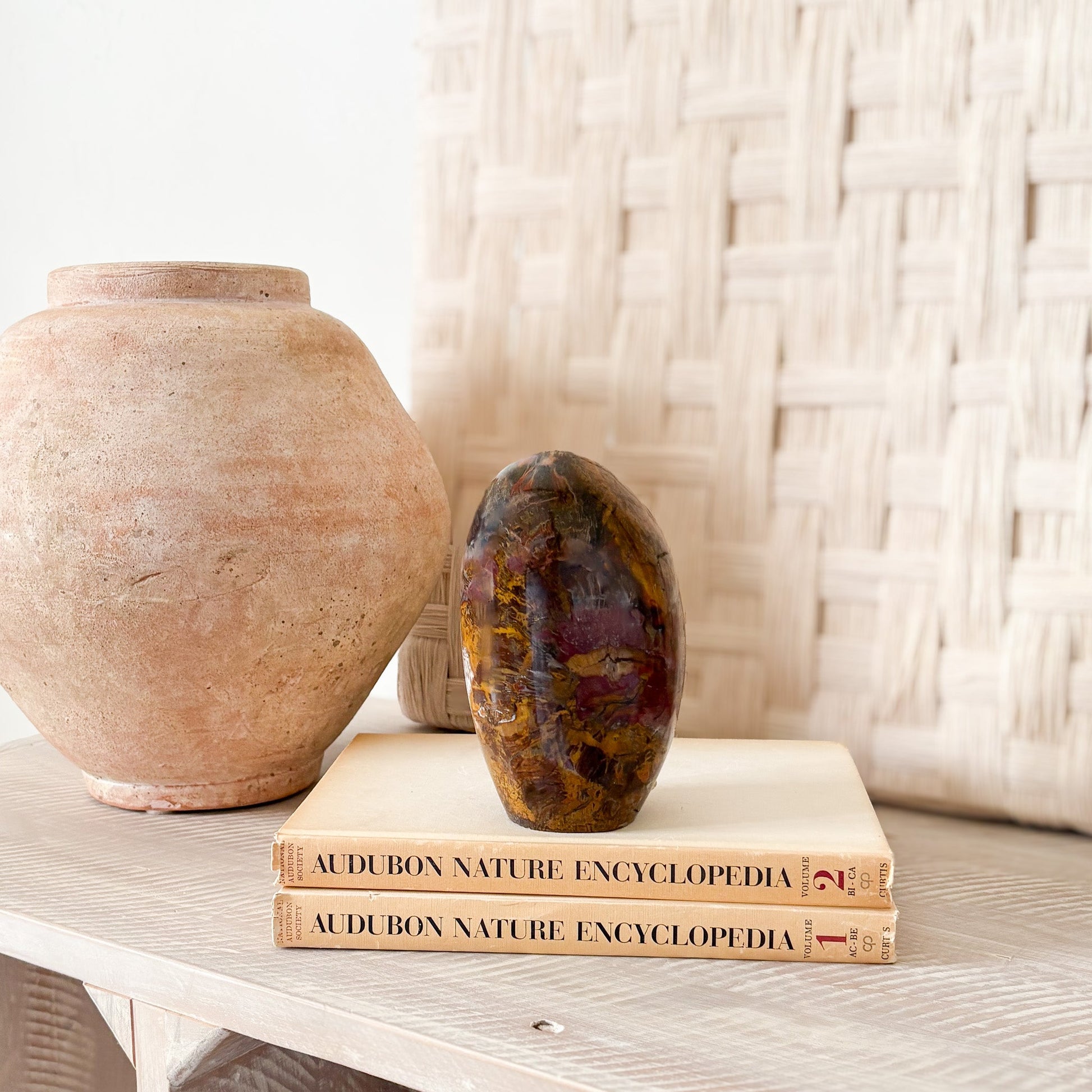 petrified wood decorative object