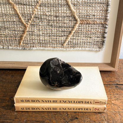 decorative septarian nodule crystal