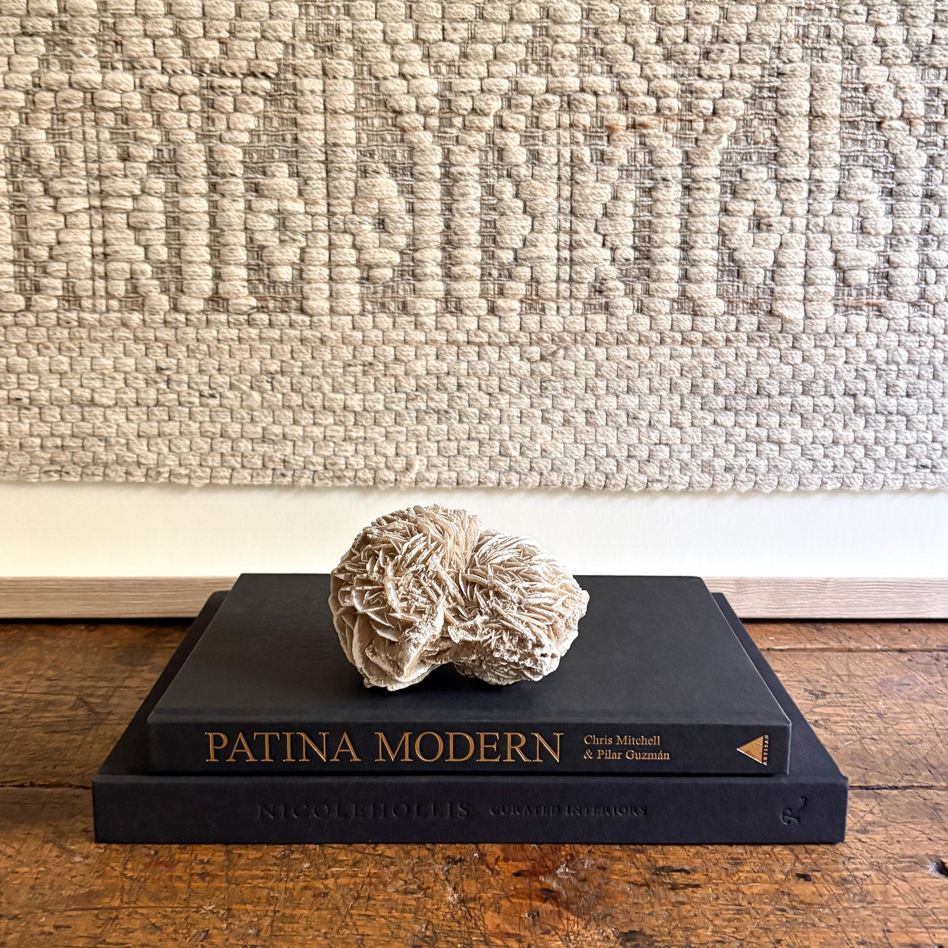 white desert rose selenite