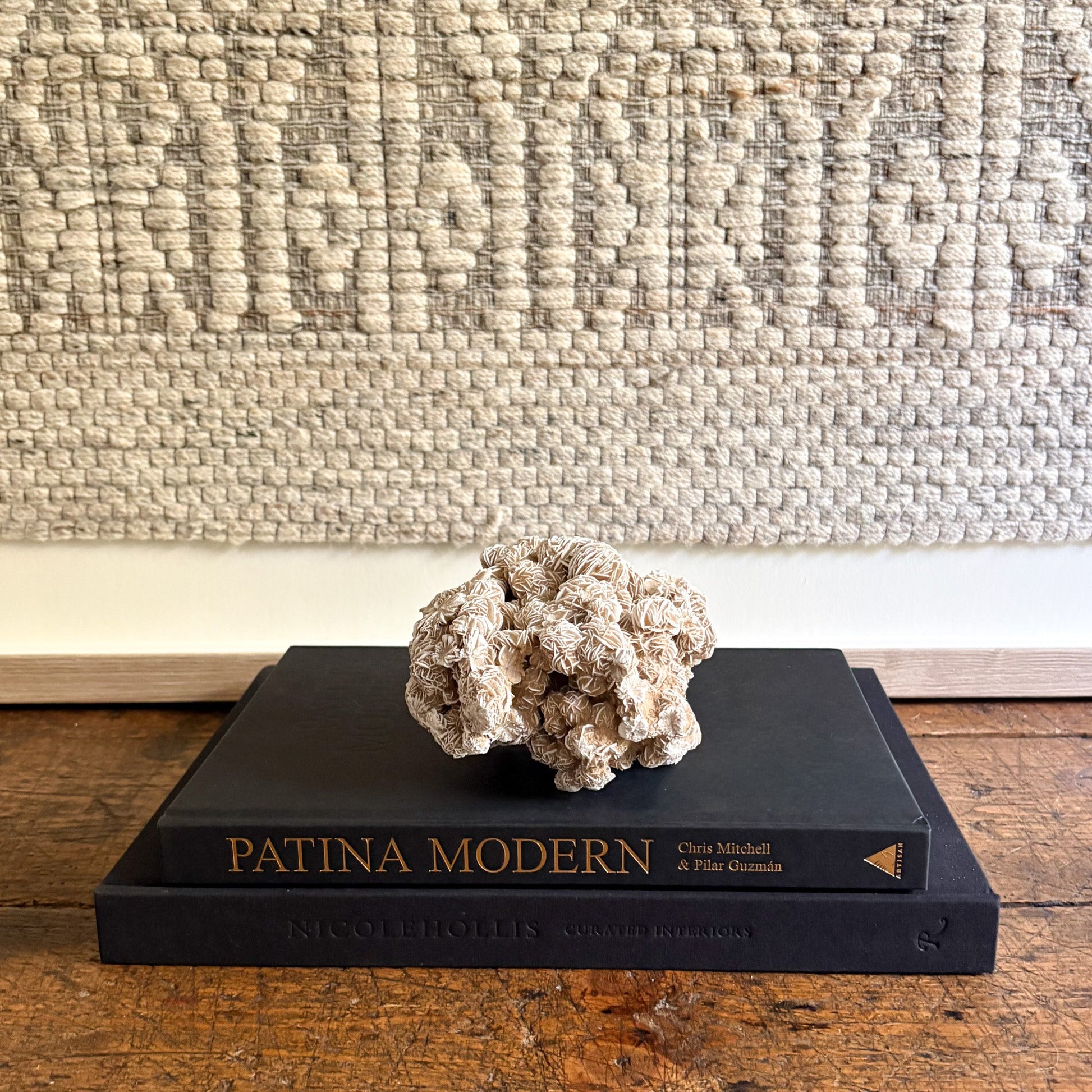 natural white rose rock