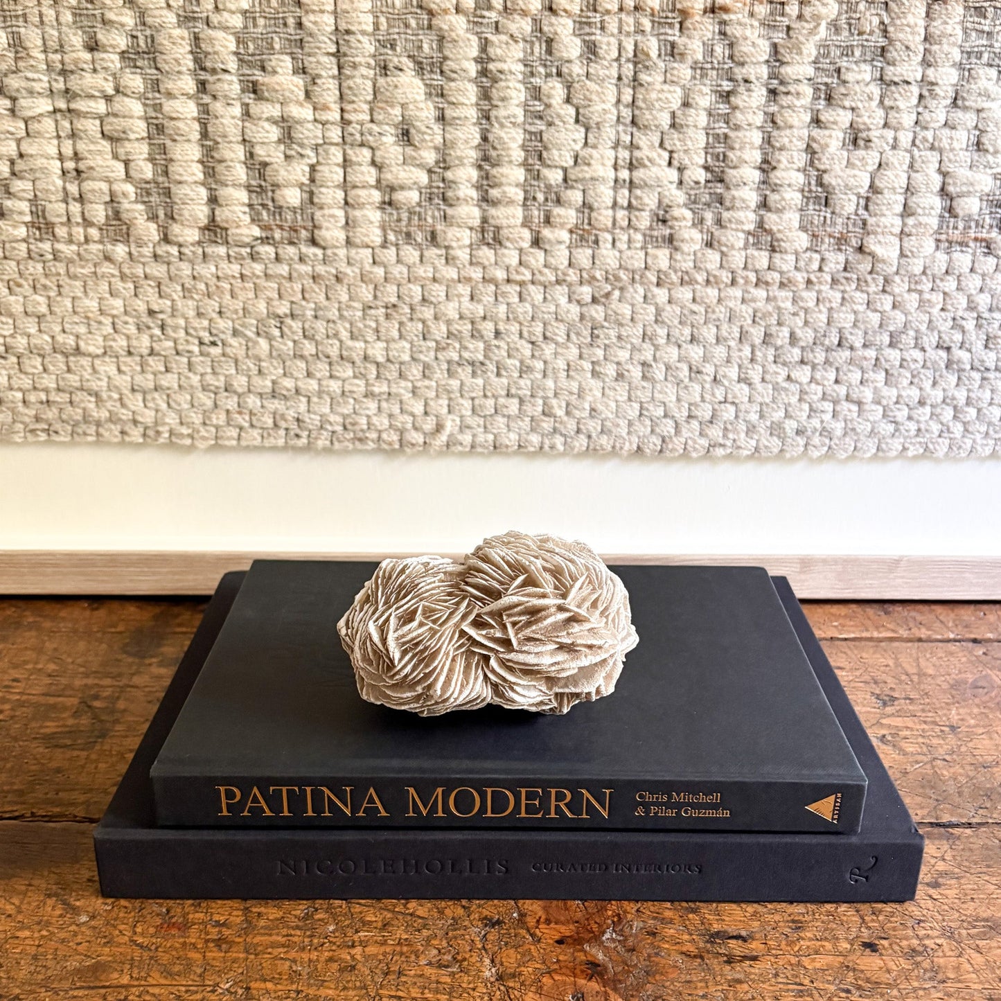 natural white rose rock stone