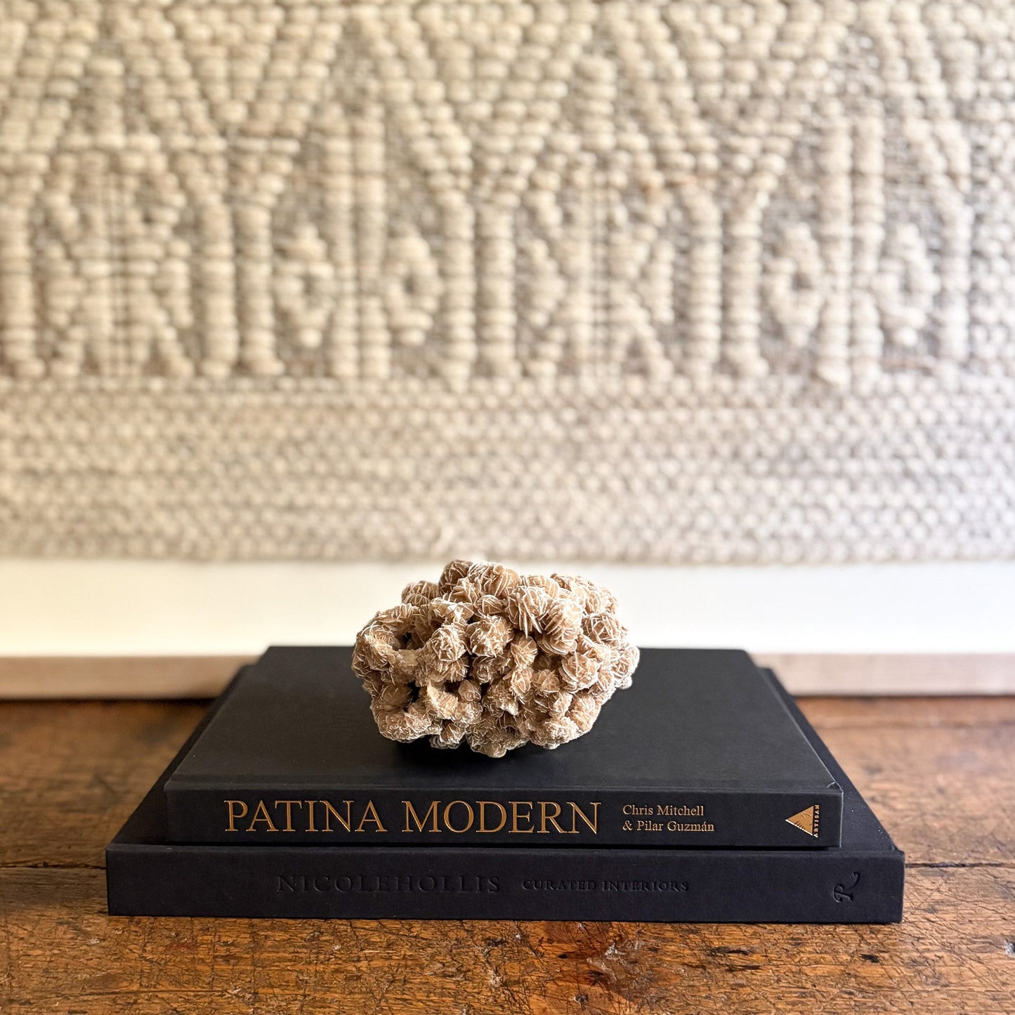 decorative white rose rock