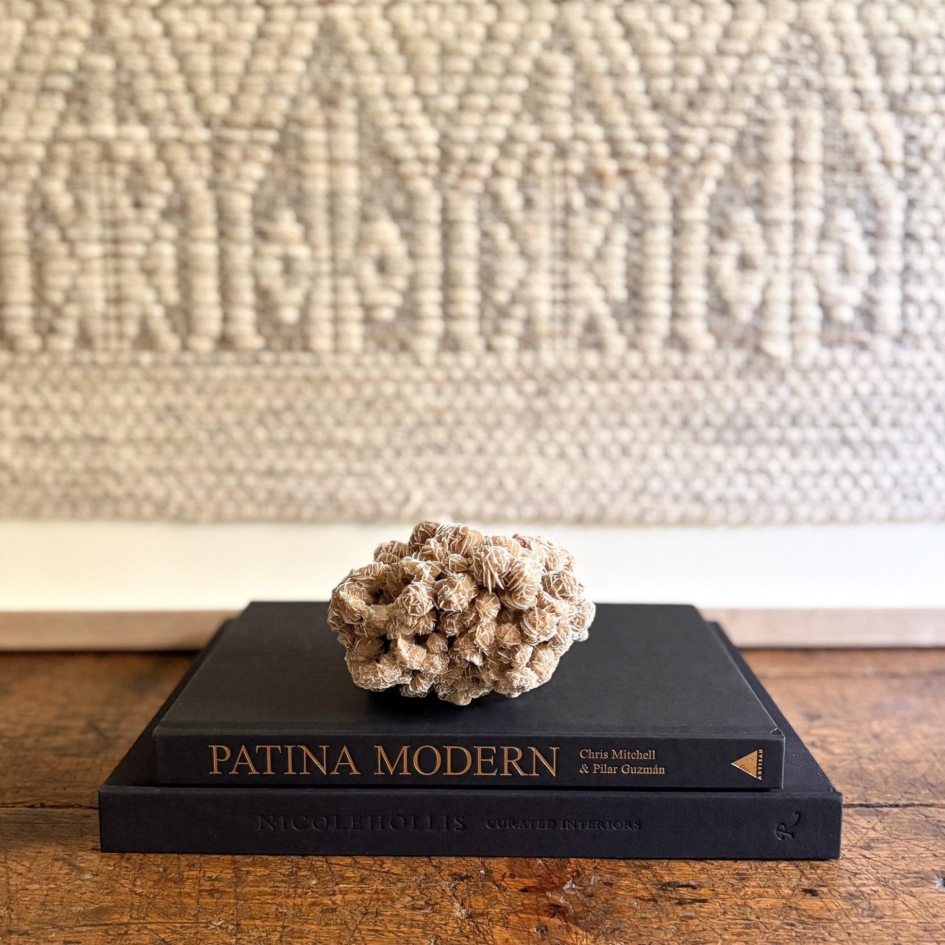 decorative white rose rock