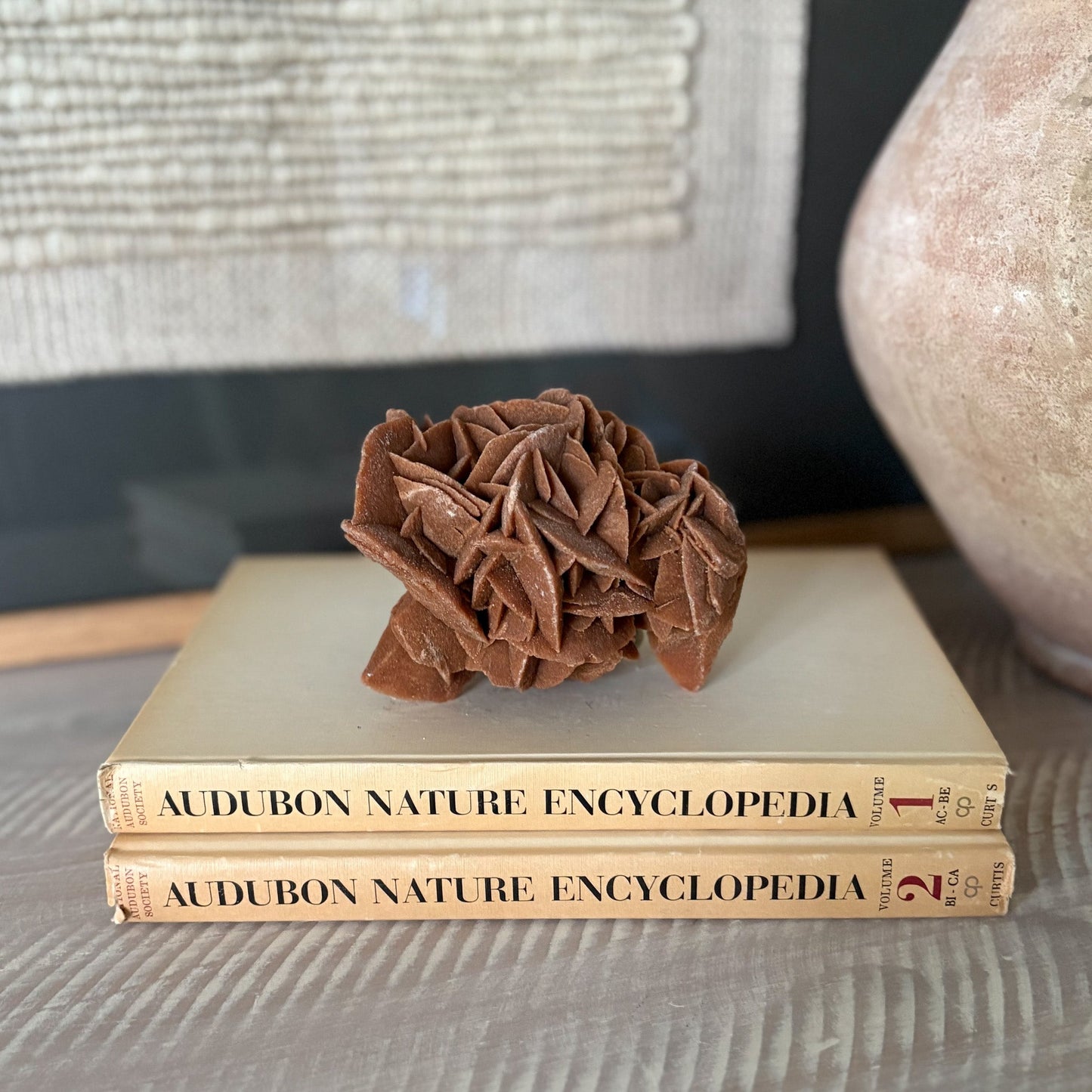 moroccan desert rose gypsum, natural home accents