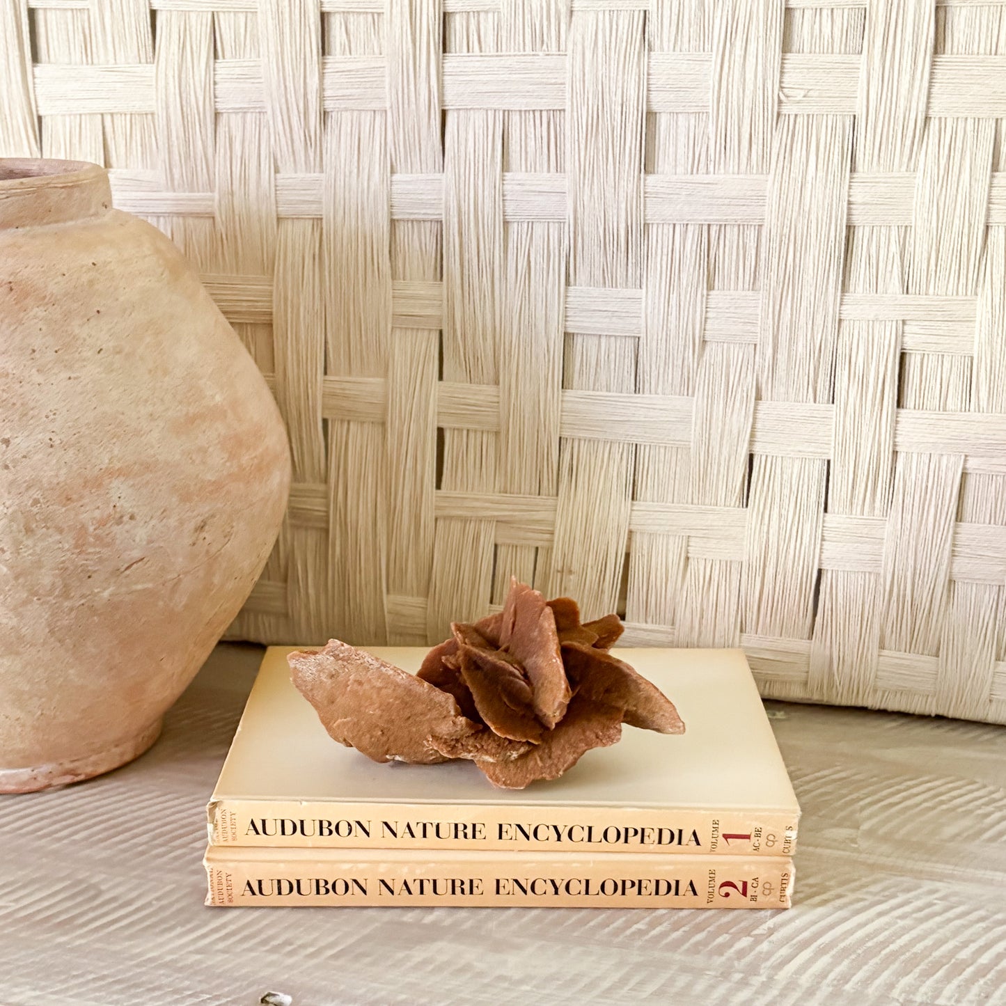 natural selenite rose