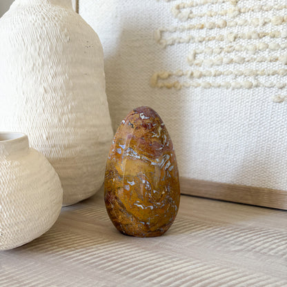 ocean jasper decorative object, natural home accents