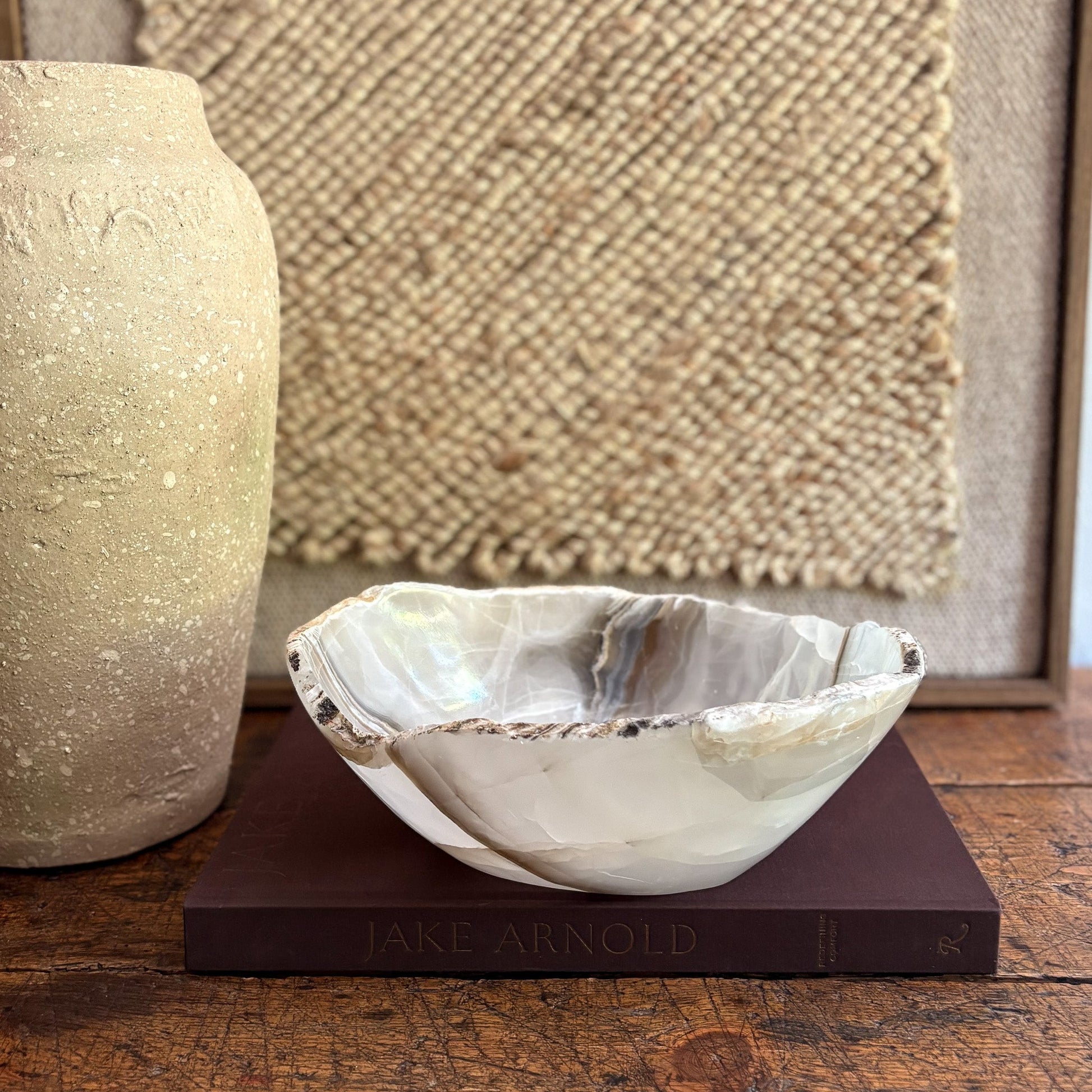 natural mexican onyx stone bowl
